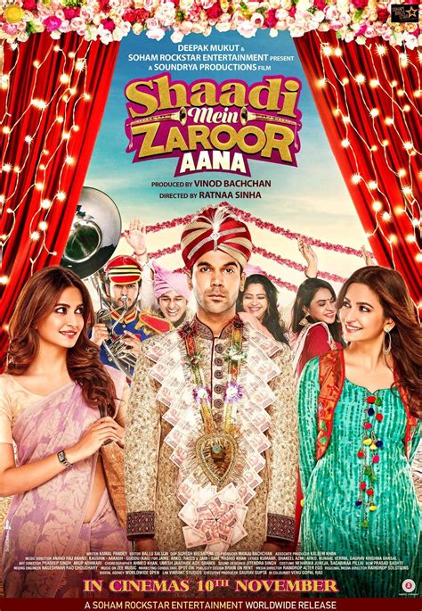 Gaurav Gupta January 8, 2022 3,268 2 minutes read Shaadi Mein Zaroor Aana Full Movie Download 720p 123mkv Shaadi Mein Zaroor Aana is a Hindi box office romantic drama that was helmed by Ratnaa Sinha. . Shadi me jaroor aana